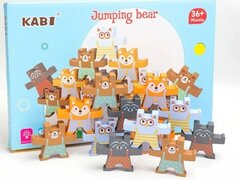 Joc echilibru din lemn Montessori Jumping Bear Kabi
